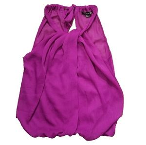 Fuscia Forever 21 halter top